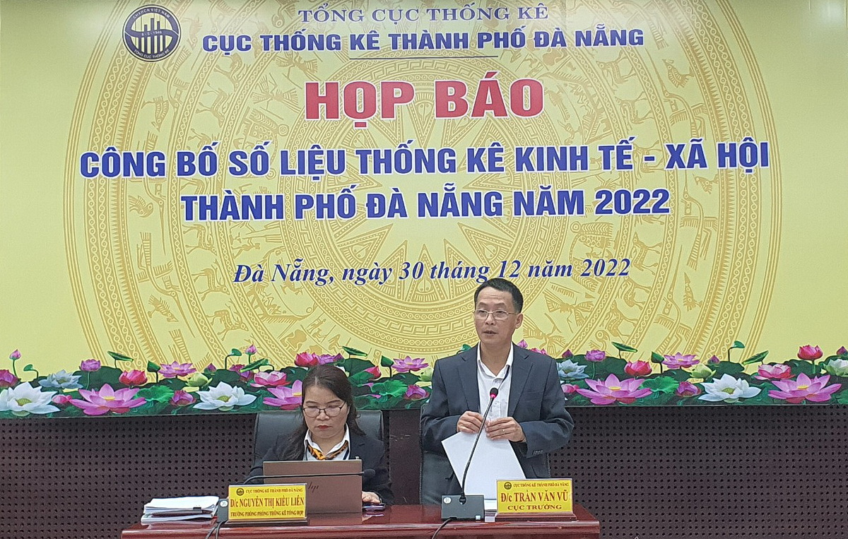 Năm 2022, GRDP của thành phố Đà Nẵng đứng thứ 3 cả nước (30/12/2022)